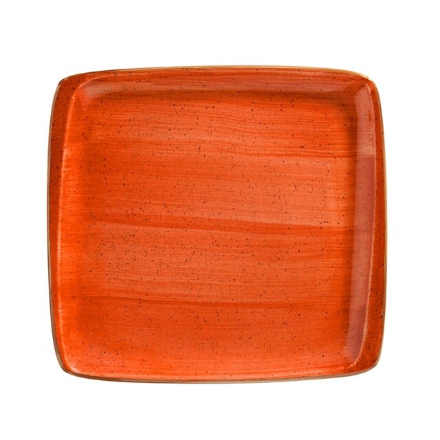 Farfurie patrata AURA TERRA COTTA 27x25cm ATC MOV 34KR