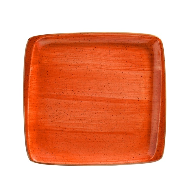 Farfurie patrata AURA TERRA COTTA 22x20cm ATC MOV 28KR