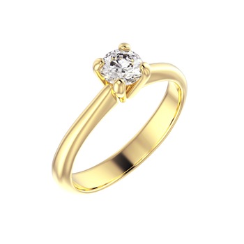 Inel de logodna, Valmand, model i0261, din Aur Galben cu Diamant incolor 0.25ct Inel de logodna, Valmand, model i0261, din Aur Galben cu Diamant incolor 0.25ct