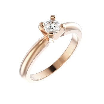 Inel de logodna, Valmand, model i7981, din Aur Roz cu Diamant incolor 0.25ct Inel de logodna, Valmand, model i7981, din Aur Roz cu Diamant incolor 0.25ct