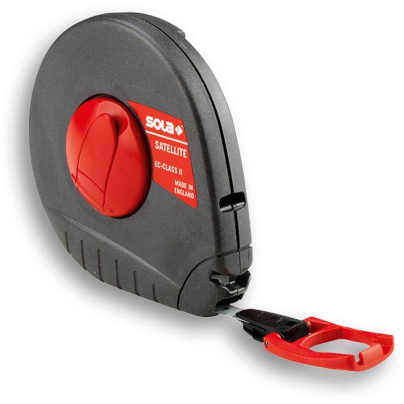 Banda de masurat (ruleta) SOLA Austria cu banda din otel SATELLITE ST10, 10m