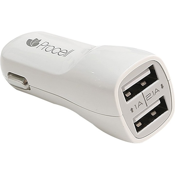 Procell autós töltő, kettős USB, 2.1A