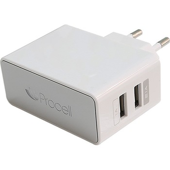 Incarcator de retea Procell, Dual USB Incarcator de retea Procell, Dual USB