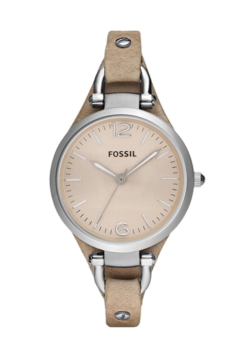 Fossil, Часовник Georgia с кожена каишка