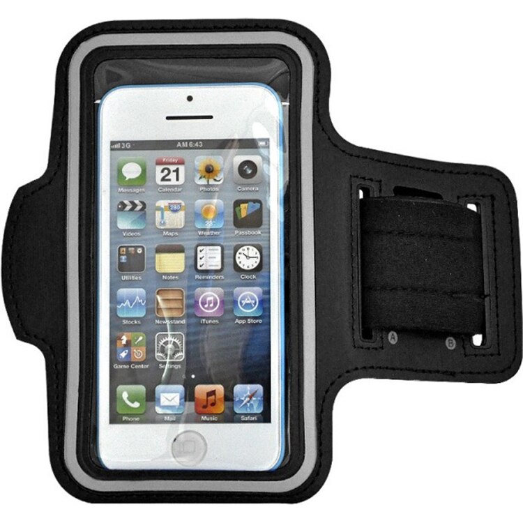 Husa de protectie universala Procell Armband pentru iPhone, Negru
