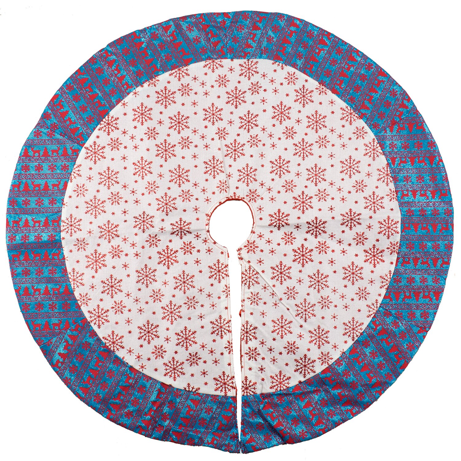 Covoras Holly pentru brad cu imprimeu, 1m