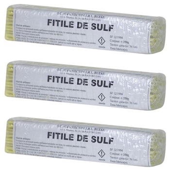 Pachet 3 x Fitile de Sulf,10 bucati/set Pachet 3 x Fitile de Sulf,10 bucati/set