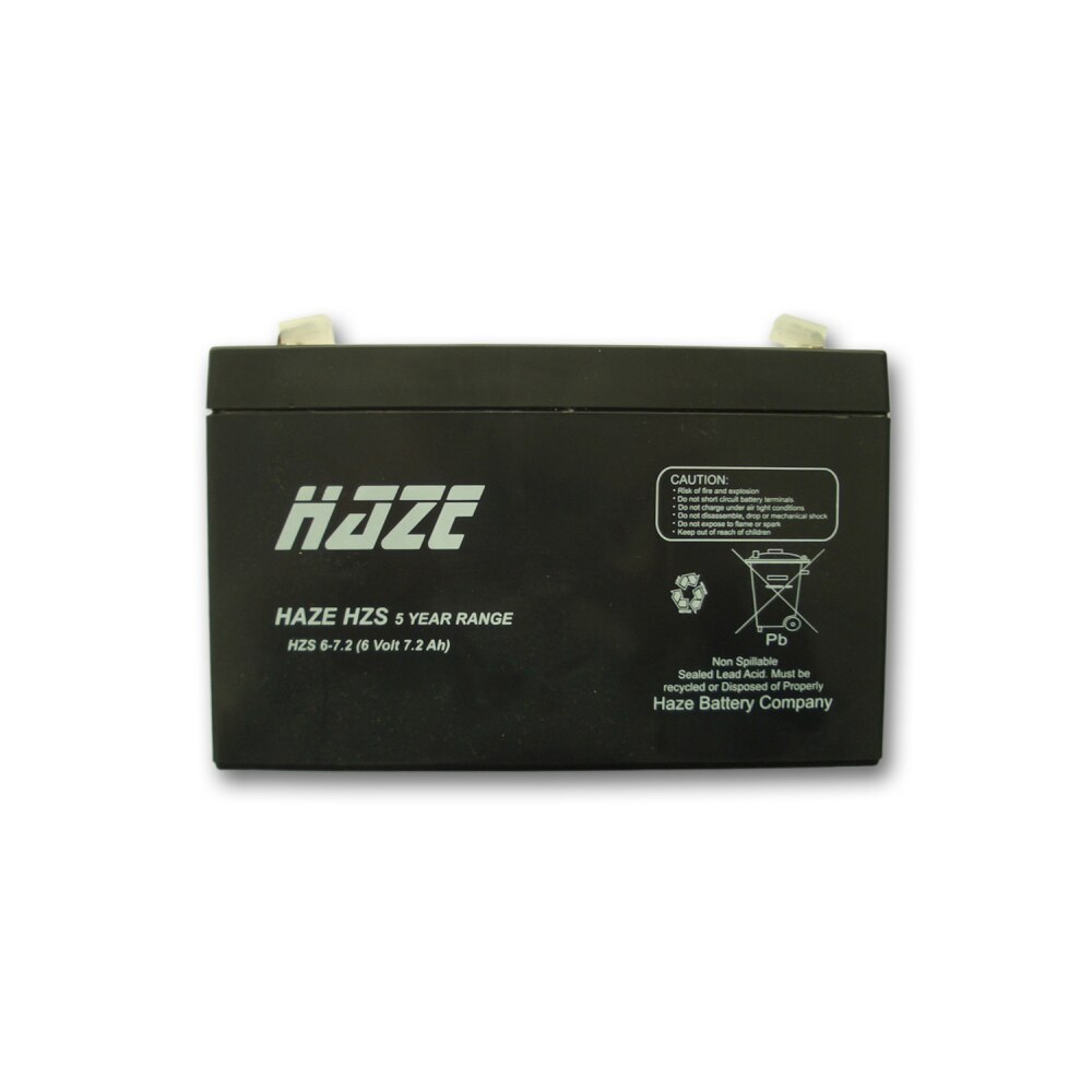 Acumulator plumb Haze (HZS6-7.2) 6 V / 7.2 Ah - 150 / 34 / 94 mm AGM