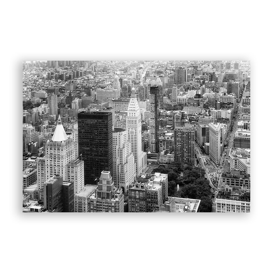 Tablou Canvas - New York, Cladiri, Monocrom, 80 x 120 cm