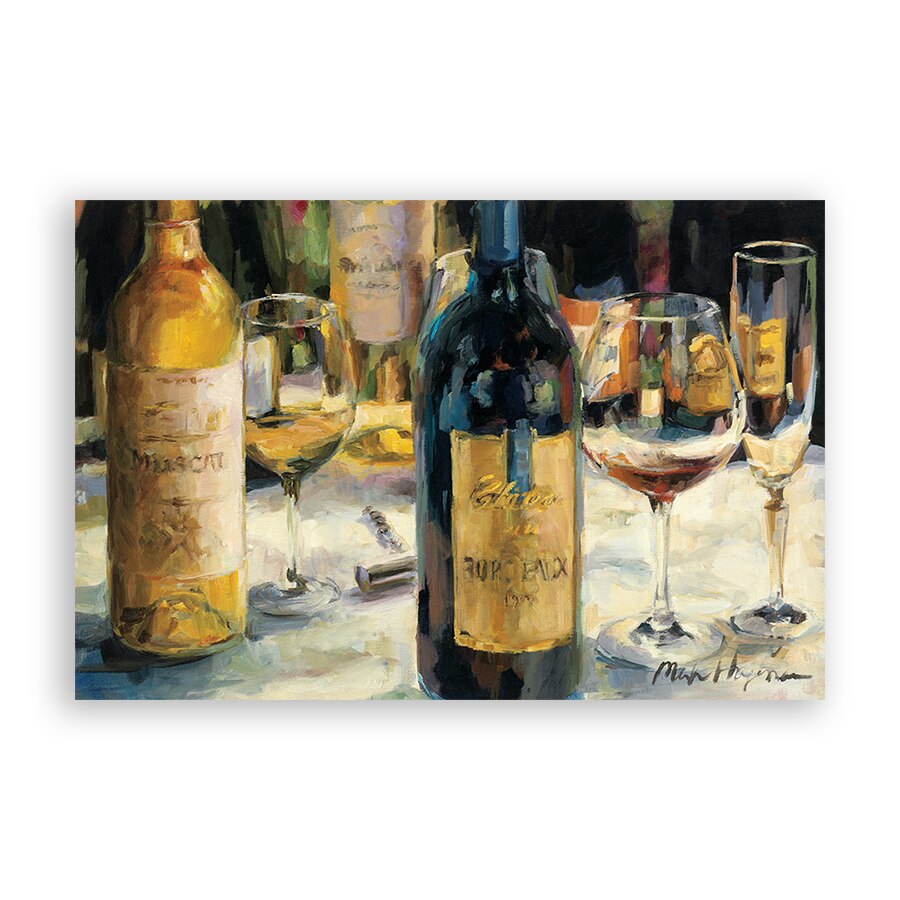 Tablou Canvas - VIn, Vintage, Pahar, 60 x 90 cm