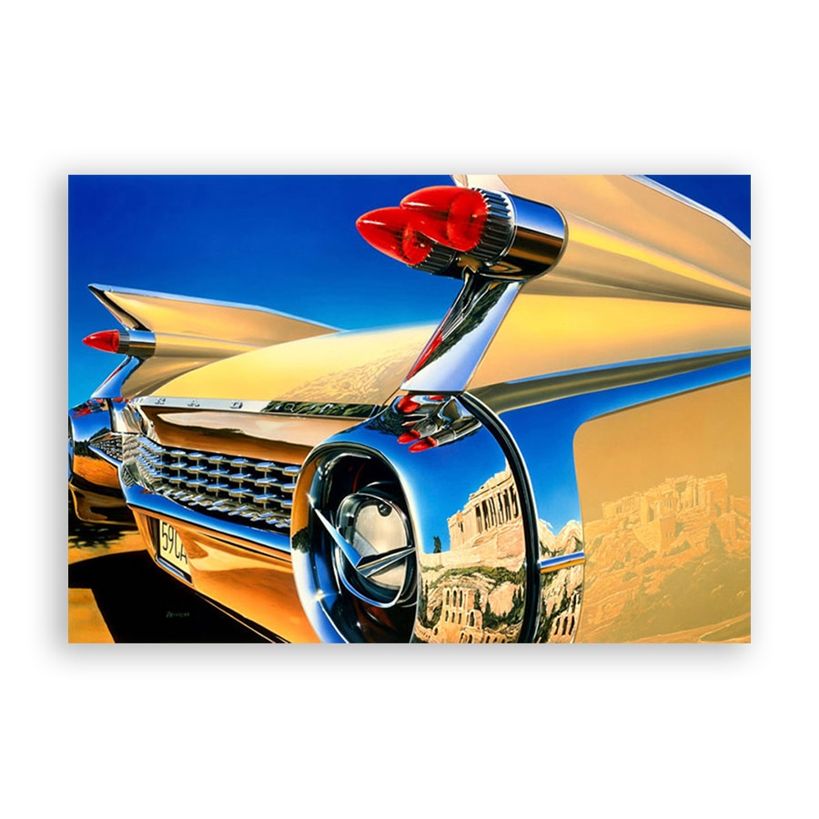 Tablou Canvas - Masina, Retro, Oldtimer, Cadillac, Eldorado, 60 x 90 cm