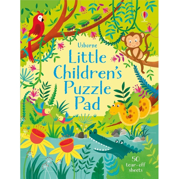 Little children's puzzle pad - Carte Usborne (5+)