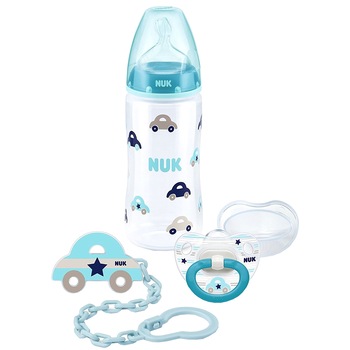 Set Nuk First Choice+, Albastru Set Nuk First Choice+, Albastru
