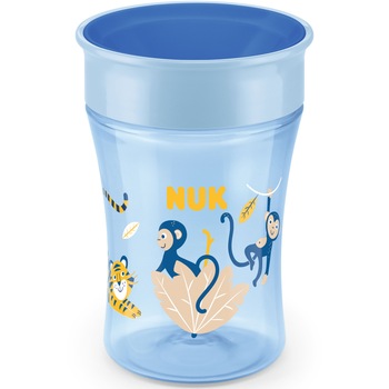 Cana Nuk Evolution Magic, 8 luni+, 230 ml, Albastru Cana Nuk Evolution Magic, 8 luni+, 230 ml, Albastru