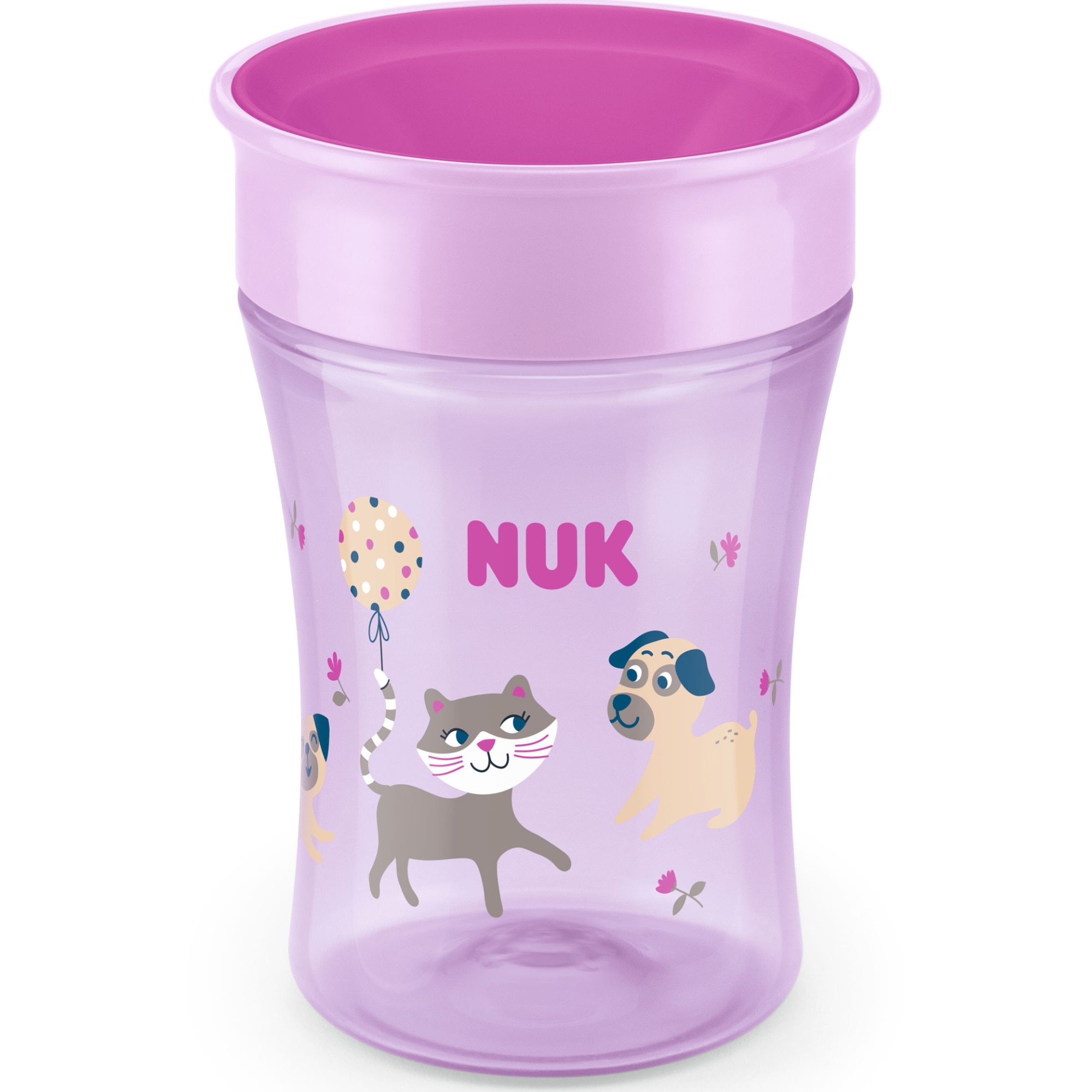 Cana Nuk Evolution Magic, 8 luni+, 230 ml, Roz