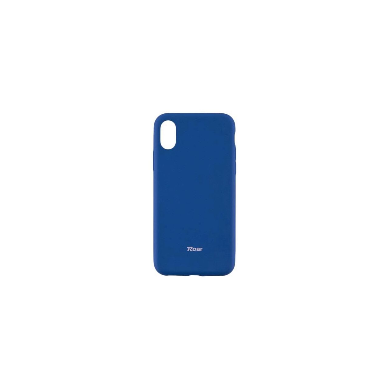 Husa Apple iPhone XS,Apple iPhone X Roar Colorful Jelly Case - Albastru Mat