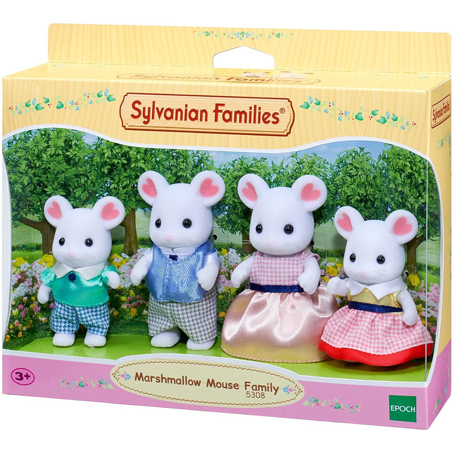 Set Figurine Marshmellow Mouse Family