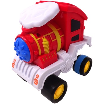 Trenulet Stunt Roll, Rosu/Alb Trenulet Stunt Roll, Rosu/Alb