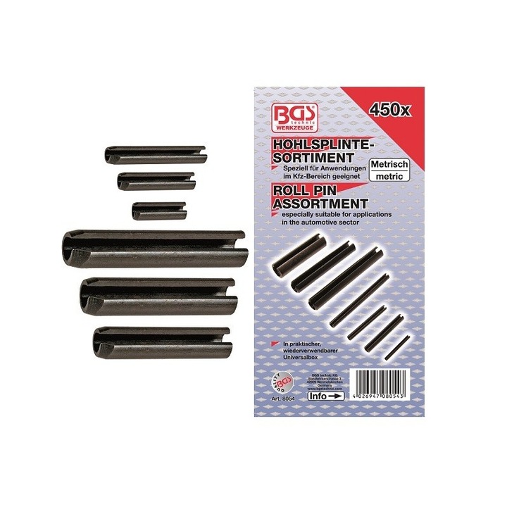 Trusa cu stifturi elastice 450 buc