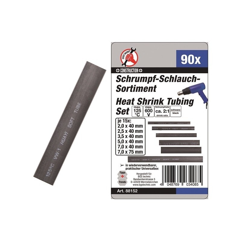 Trusa cu tuburi termocontractabile 90 piese