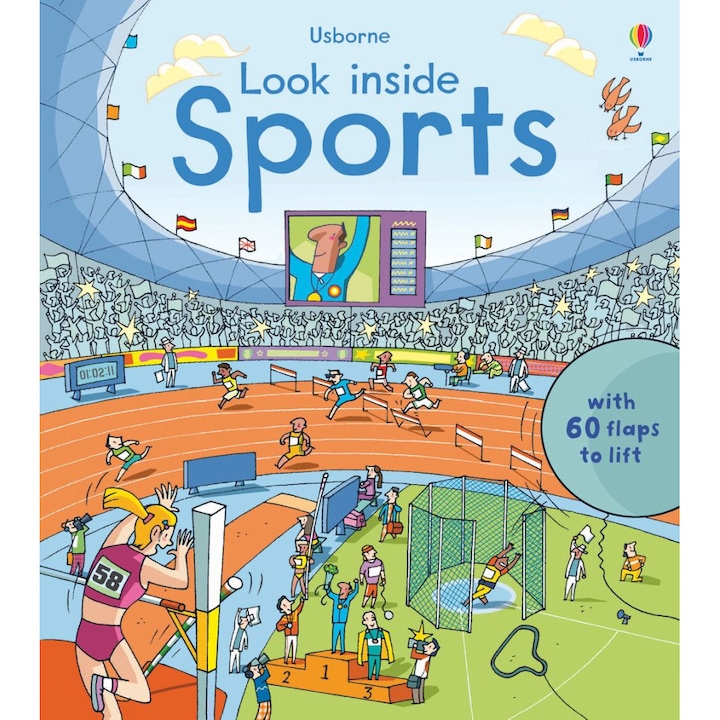 Carte "Look inside sports", 4 ani+, Usborne