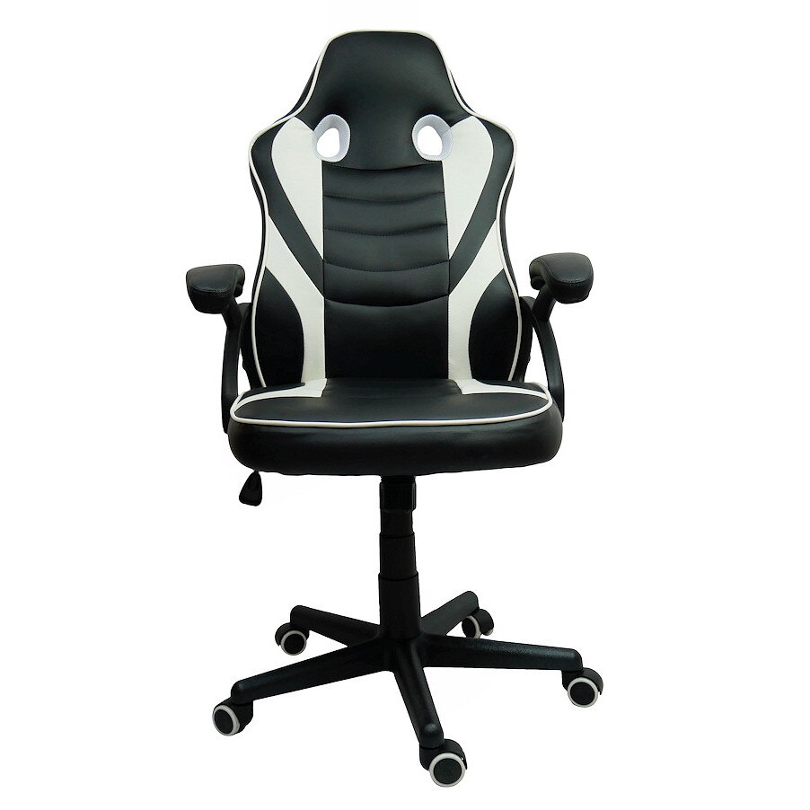 Zenga Soris Gamer Szék Műbőr Fekete Fehér Zenga Soris Gamer Szék Műbőr Fekete Fehér