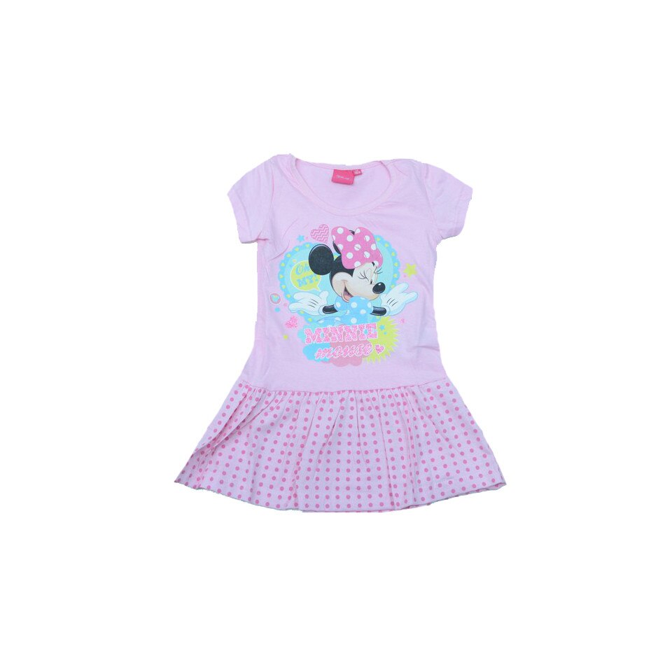Rochie pentru fete Setino Minnie Mouse MIN-G-DRESS-12, Roz, 128