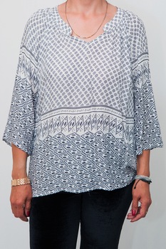 Bluza stil tunica Culture, Alb Bluza stil tunica Culture, Alb