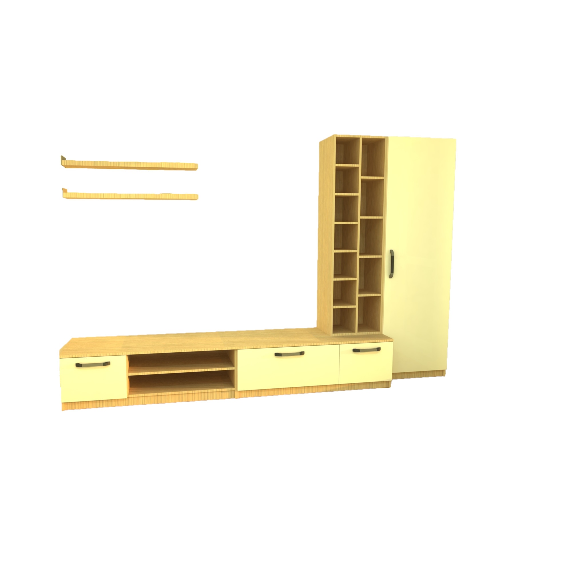 Living UniMob Model 2, 310 x 50 x 200 cm, PAL 18 mm