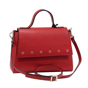 Geanta de dama Ripani rosie, din piele naturala Geanta de dama Ripani rosie, din piele naturala