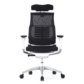 Scaun ergonomic QMOBILI Pofit Alb HI app Negru, mesh, suport lombar 9 sectiuni, cadru alb, tetiera 5D, mecanism syncron, baza aluminiu Scaun ergonomic QMOBILI Pofit Alb HI app Negru, mesh, suport lombar 9 sectiuni, cadru alb, tetiera 5D, mecanism syncron, baza aluminiu