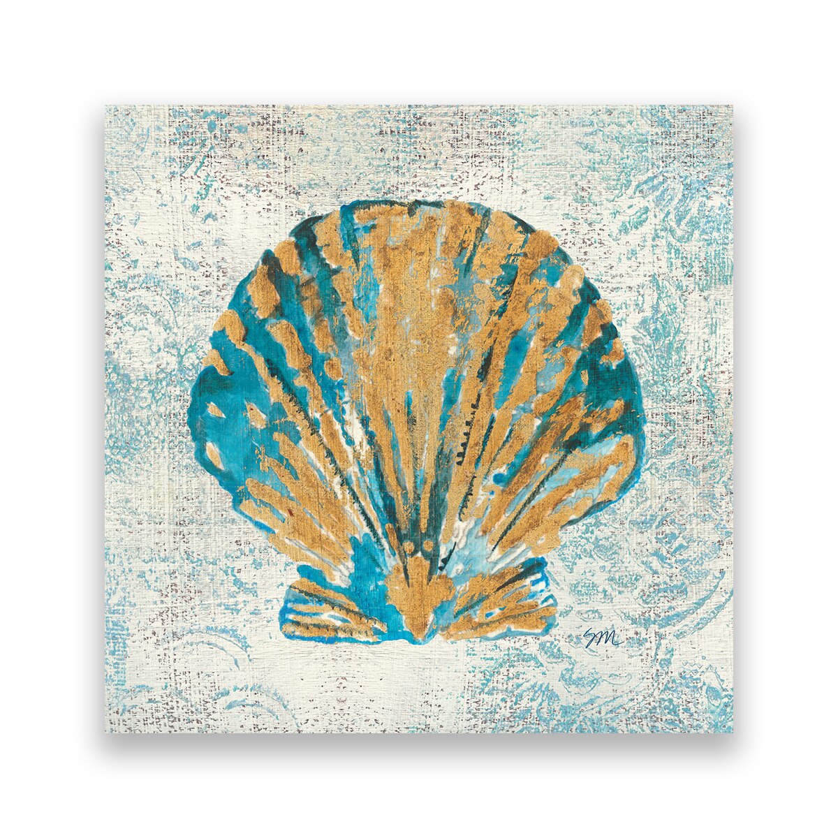 Tablou Canvas - Baie, Decor, Scoica, 80 x 80 cm