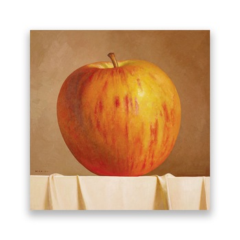 Tablou Canvas - Mere,Auriu, Natura Moarta, 60 x 60 cm Tablou Canvas - Mere,Auriu, Natura Moarta, 60 x 60 cm