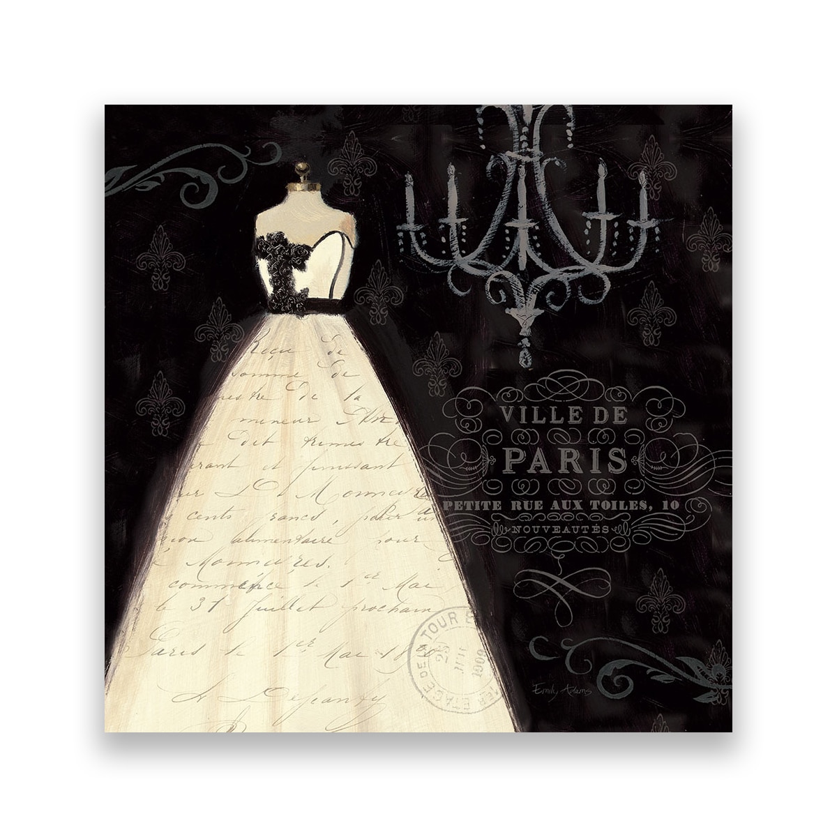 Tablou Canvas - Manechin, VIntage, Paris, 100 x 100 cm