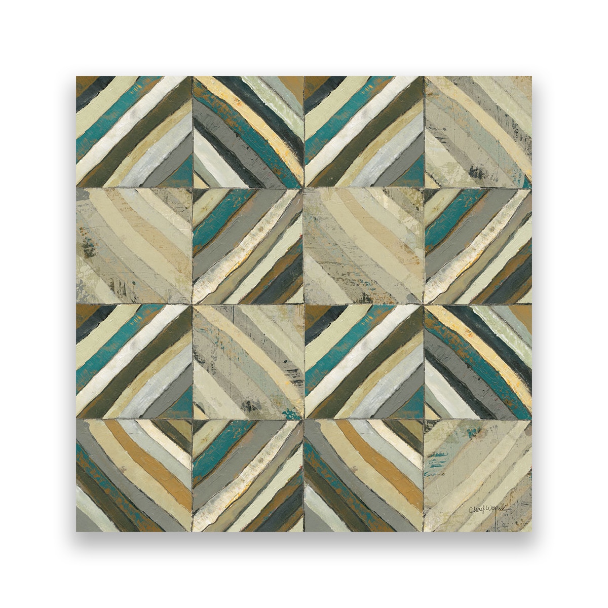 Tablou Canvas - Linii, Abstract, 100 x 100 cm