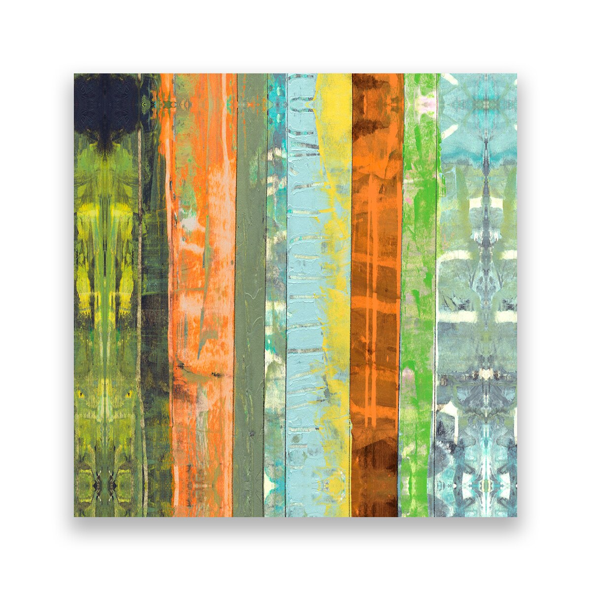 Tablou Canvas - Abstract, Multicolor, Linii, 80 x 80 cm