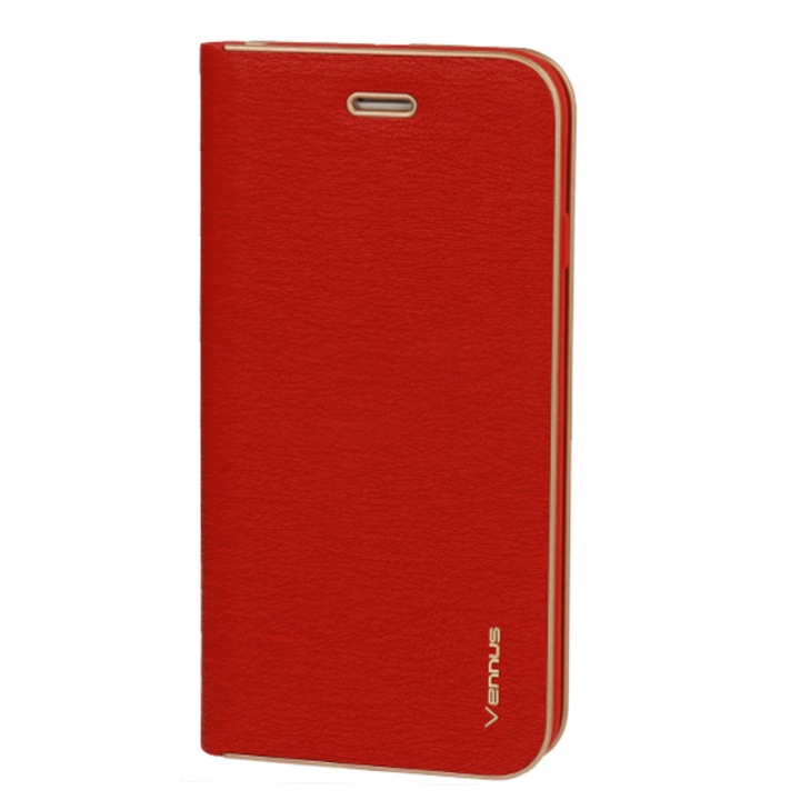Капак за Samsung Galaxy S22 Plus Venus флип кейс червен