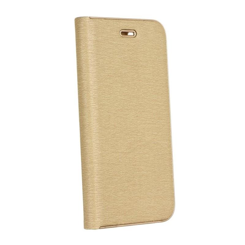 Husa Forcell Luna Book iPhone XS Max Gold