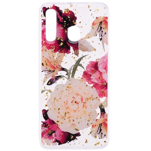 Carcasa Husa Samsung Galaxy A30 model Roses, Antisoc + Folie sticla securizata Husa Samsung Galaxy A30 Tempered Glass Viceversa