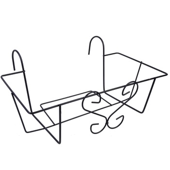 Suport de ghiveci, din metal vopsit negru, pentru exterior si interior, ghiveciul dreptunghi-patrat Suport de ghiveci, din metal vopsit negru, pentru exterior si interior, ghiveciul dreptunghi-patrat