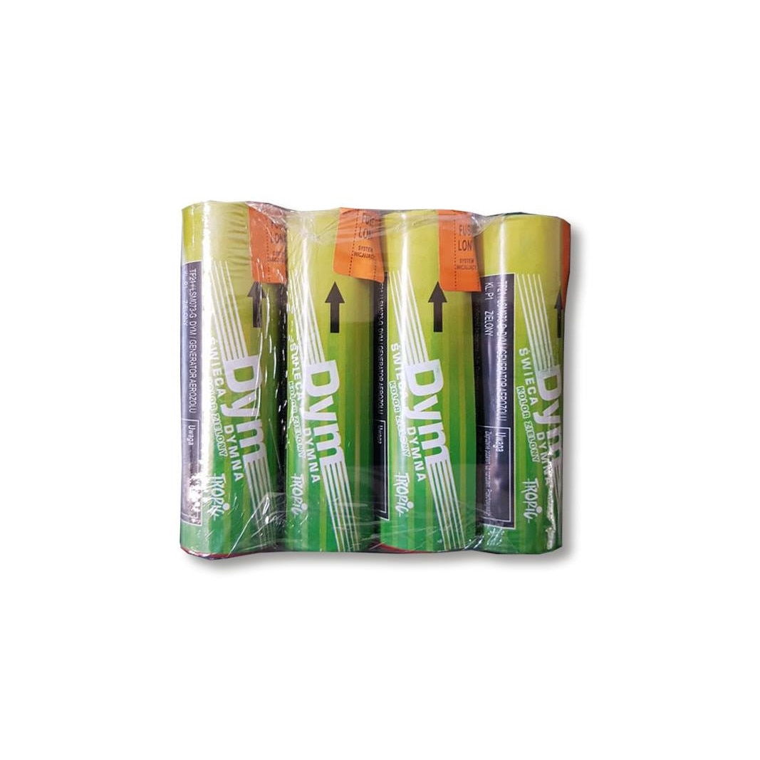 Set 4 bucati fumigena verde 60sec