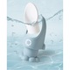 Pisoar pentru baieti Little Mom Rocket Navy cu inaltime reglabila, vas colector detasabil, dimensiune 27,5 x 15 x 49 cm