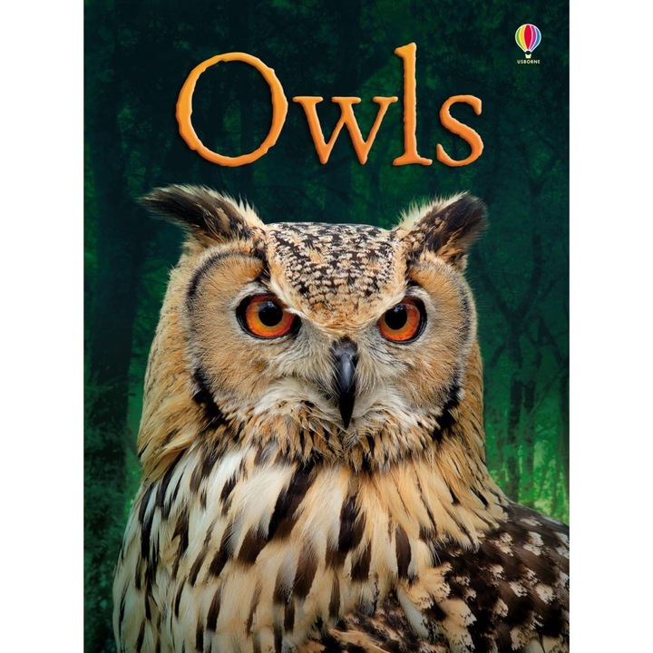Carte "Owls", cu coperta tare, 4 ani+, Usborne