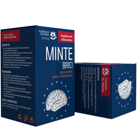 Supliment Alimentar Complex Minte Brici 40 Capsule Emag Ro