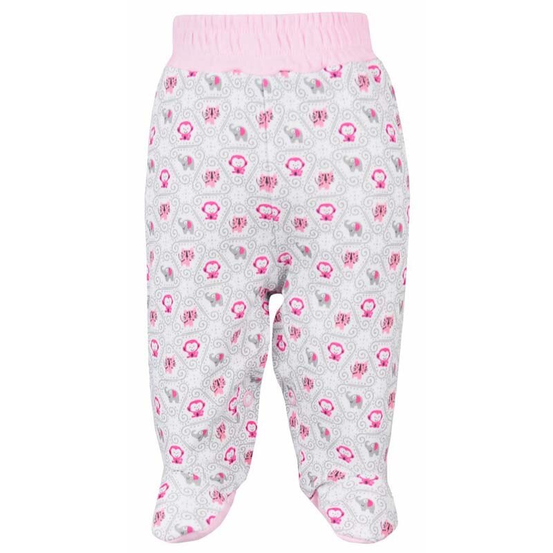 Pantaloni cu botosei pentru bebelusi Koala Dzungla 05-369A1, Multicolor, Multicolor