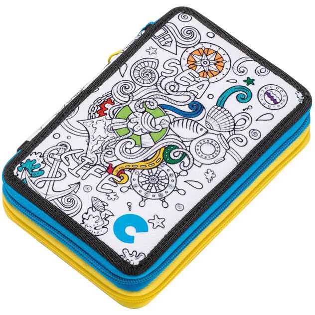 Penar echipat Carioca Color, 2 fermoare