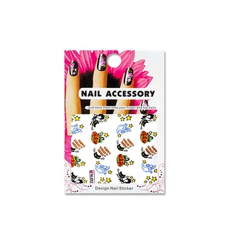 Tatuaj sticker cu efect acrilic pentru decor unghii BLE-921, MoonbasaNails, Multicolor Tatuaj sticker cu efect acrilic pentru decor unghii BLE-921, MoonbasaNails, Multicolor