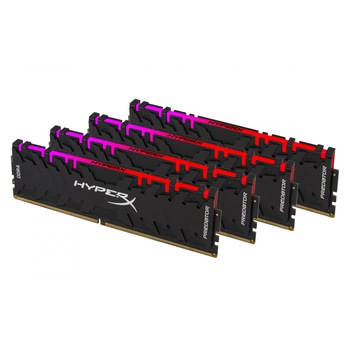 Memorie HyperX Predator RGB 32GB(4x8GB) DDR4 PC4-28800 3600MHz CL17 HX436C17PB4AK4/32 Memorie HyperX Predator RGB 32GB(4x8GB) DDR4 PC4-28800 3600MHz CL17 HX436C17PB4AK4/32