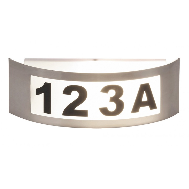 Аплик Rabalux Innsbruck 8749, Външна, Стенна, E27 1 х MAX 14W, 31.8 x 10 x 9 см, Неръждаема стомана, Бял