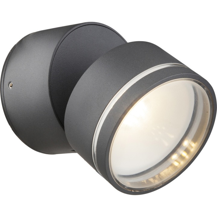 Globo LISSY 34301 Kültéri fali LED lámpa antracit 1 x max. 6,5W 10 x 9,2 x 10 cm